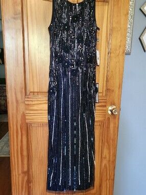 adrianna papell evening dresses lord and taylor NWT GORGEOUS ADRIANNA PAPELL SZ 6 FROM LORD & TAYLOR CUTE WAIST DECORATION DRESS